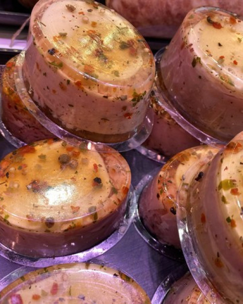 ASPICS A LA MOUSSE DE FOIE