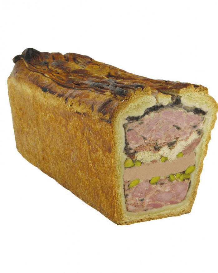 PATE EN CROUTE DE PINTADE AUX MORILLES 