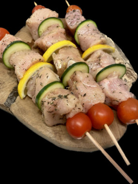 BROCHETTE DE POULET MARINEE THYM CITRON