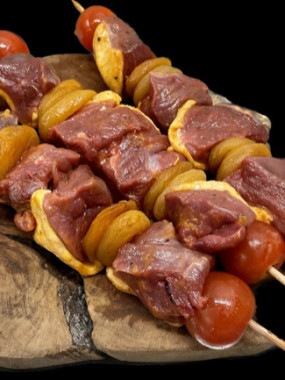 BROCHETTE DE CANARD MIEL ABRICOT