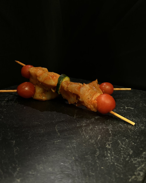 BROCHETTE DE POULET MARINE TEX-MEX
